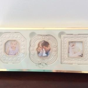 Classic Lenox Beaded Frame Set of 3  NIB